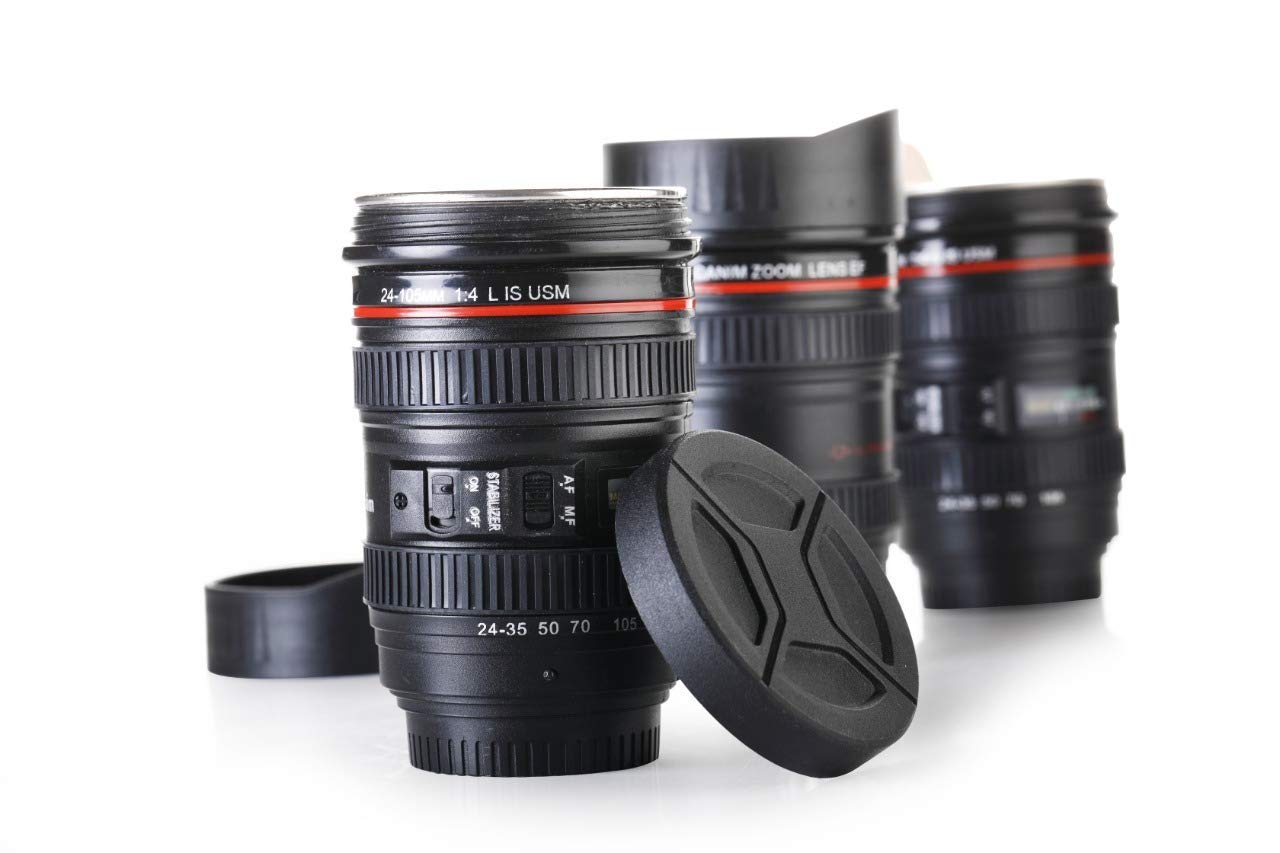 Camera Lens Shaped Coffee Mug